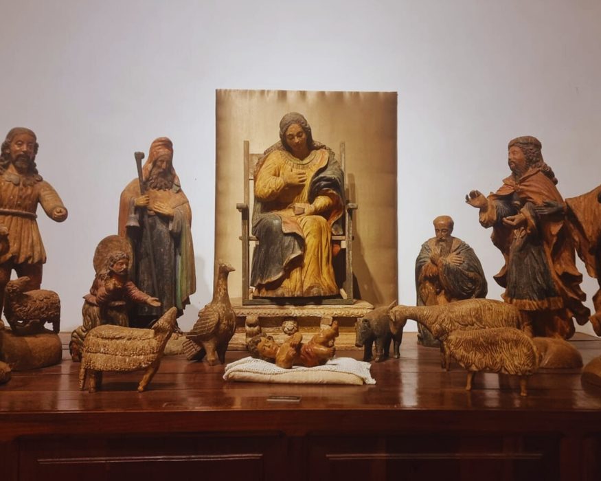 Imagens barrocas do museu