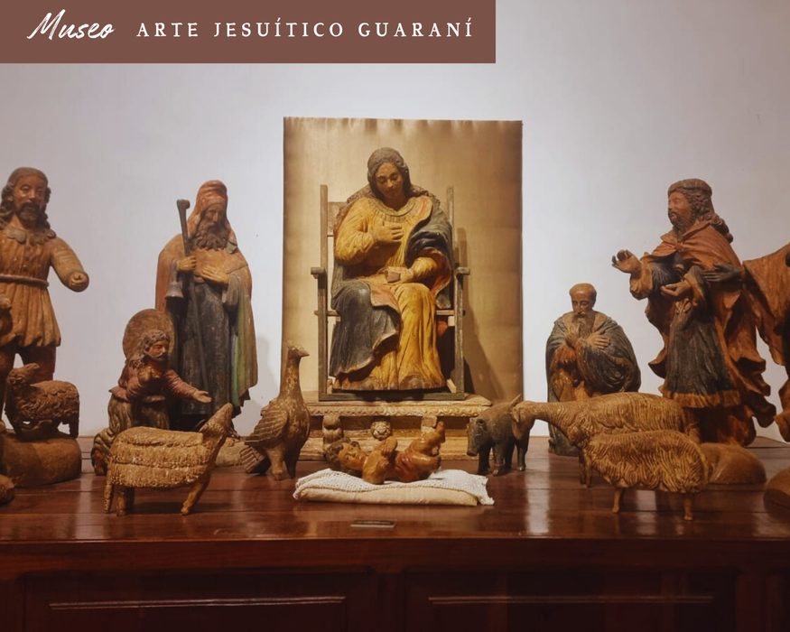 Museu de Arte Jesuítico-Guarani, presépio entalhado