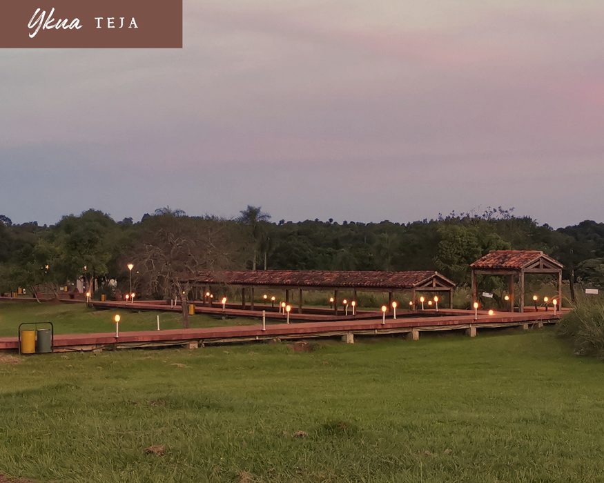 Ykua Teja ao entardecer